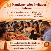 Montaje de barra BotaNiux Mix en evento